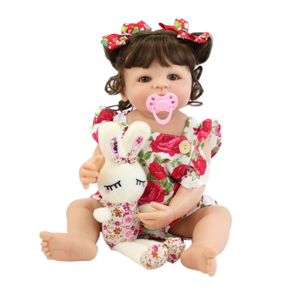 BONECA REBORN ANIVERSÁRIO - ACOMPANHA PELÚCIA